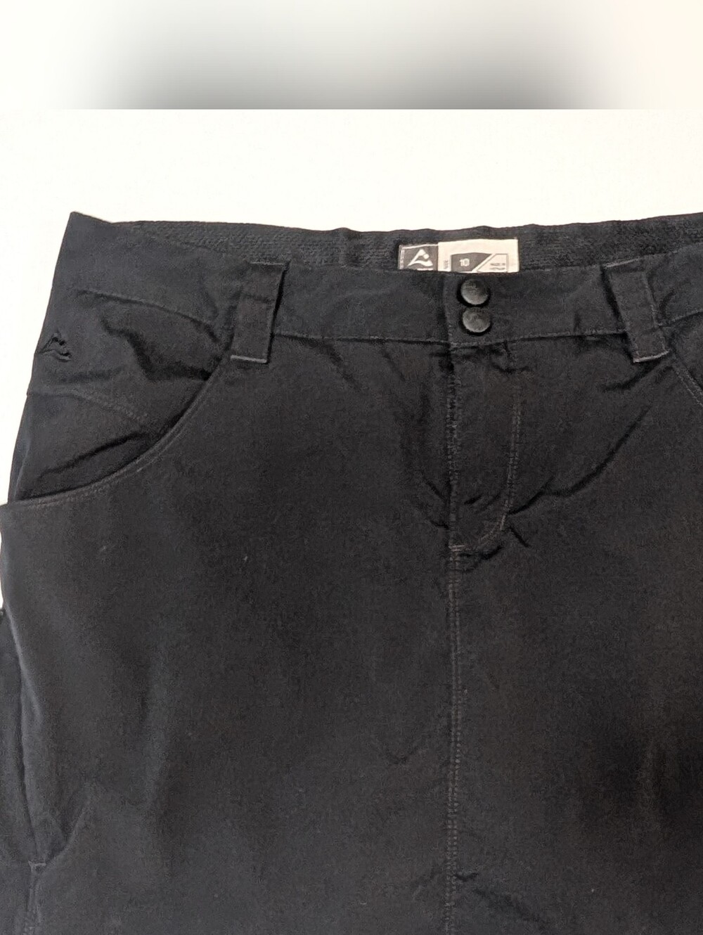 Alpine Design Black Performance Stretch Utility Hiking Skort 10
